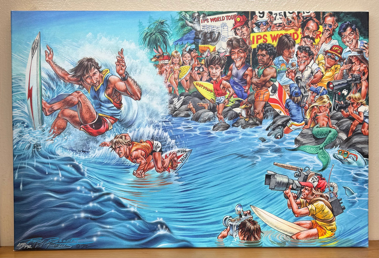 Surfer Mag Cover - IPS Burleigh Heads Pro - Dec '82 by Phil Roberts