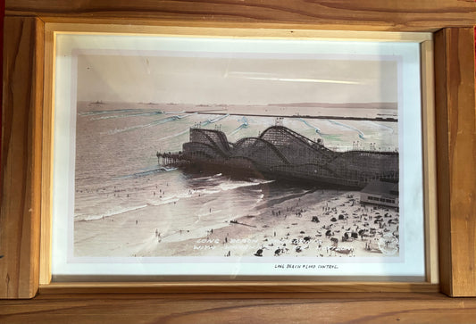 Long Beach Flood Control. (Original)  by Ricky Blake