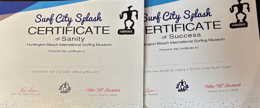 Sanity/Success Certificate 1/1/25 only