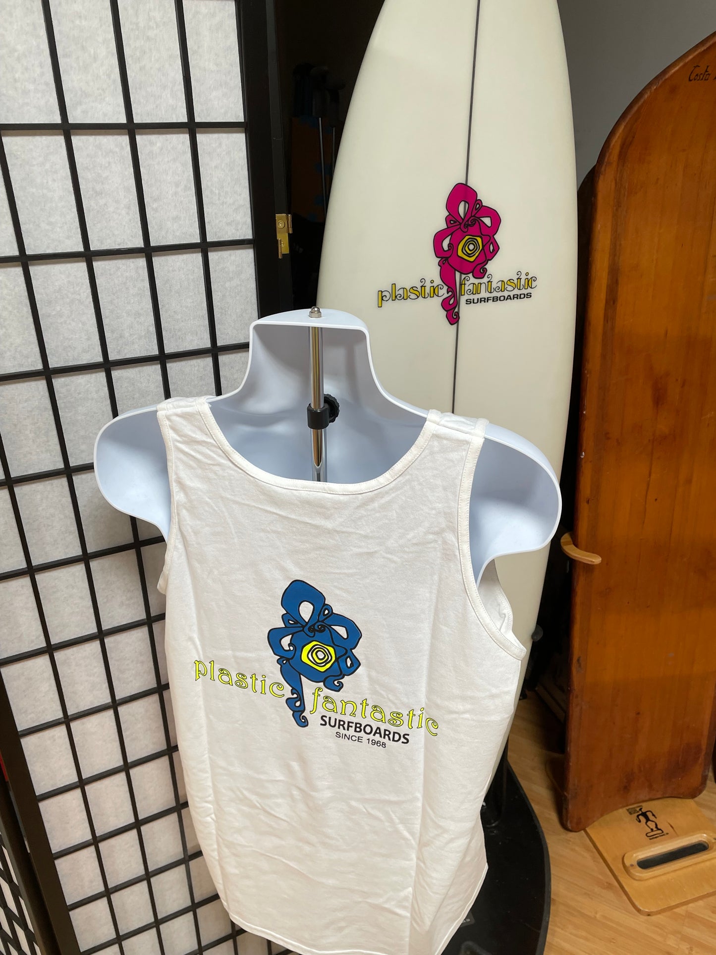 Plastic Fantastic WHITE Men's Tank T-Shirt