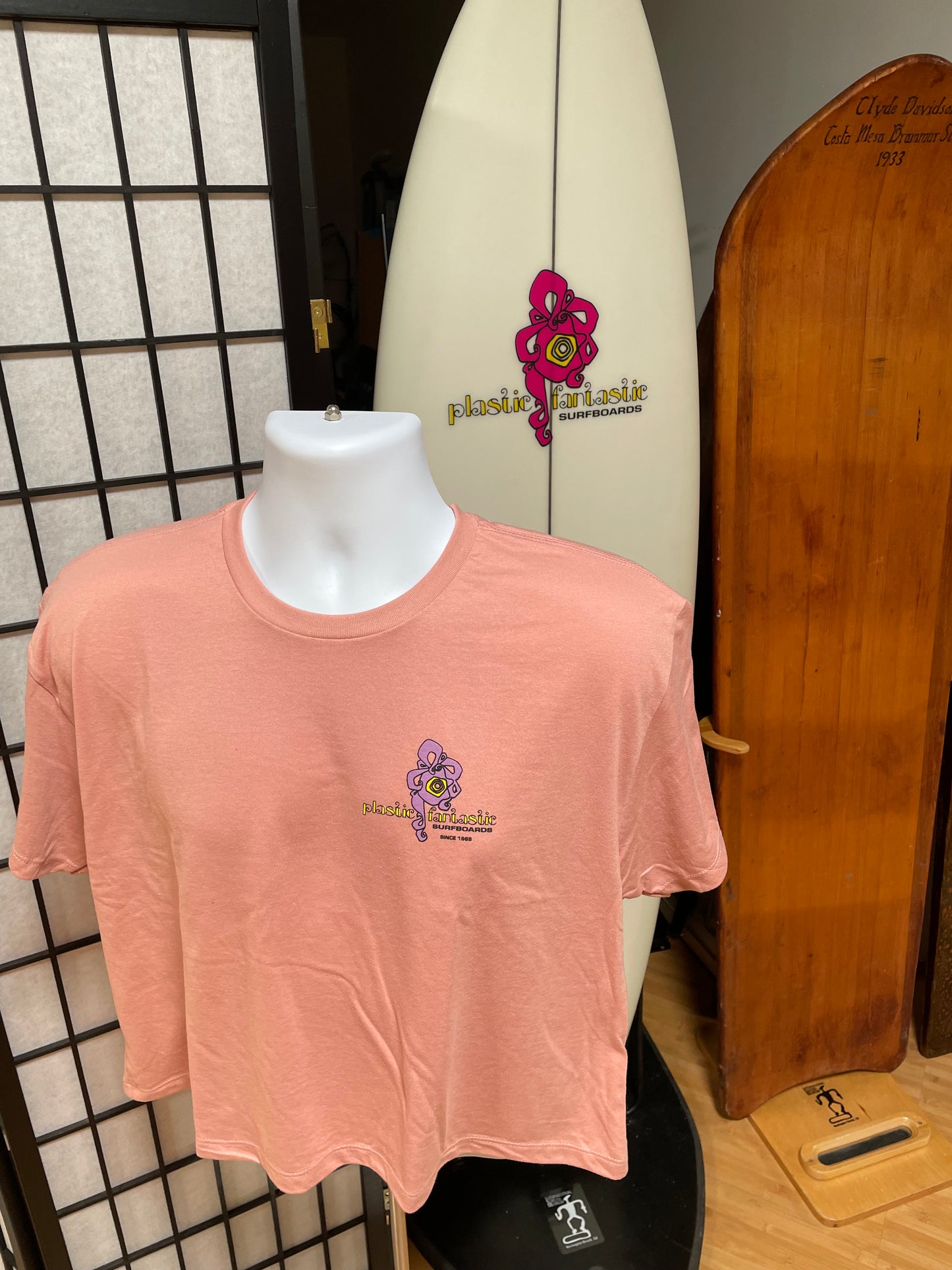 Plastic Fantastic PINK WOMENS cropped Shirt Short Sleeve T-Shirt