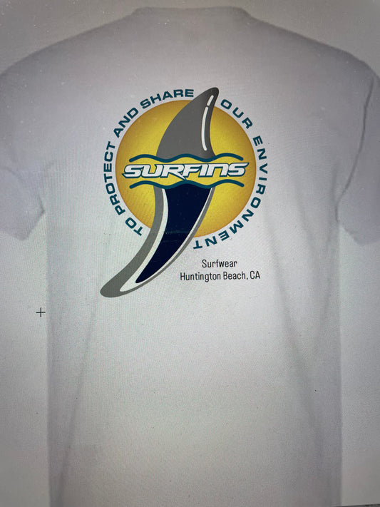 SURFINS surfwear WHITE UNISeX Short Sleeve T-Shirt