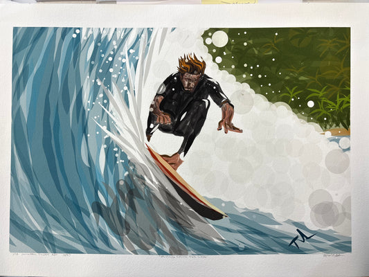 Flying Down The Line (Large Print)  by Michael Tilden