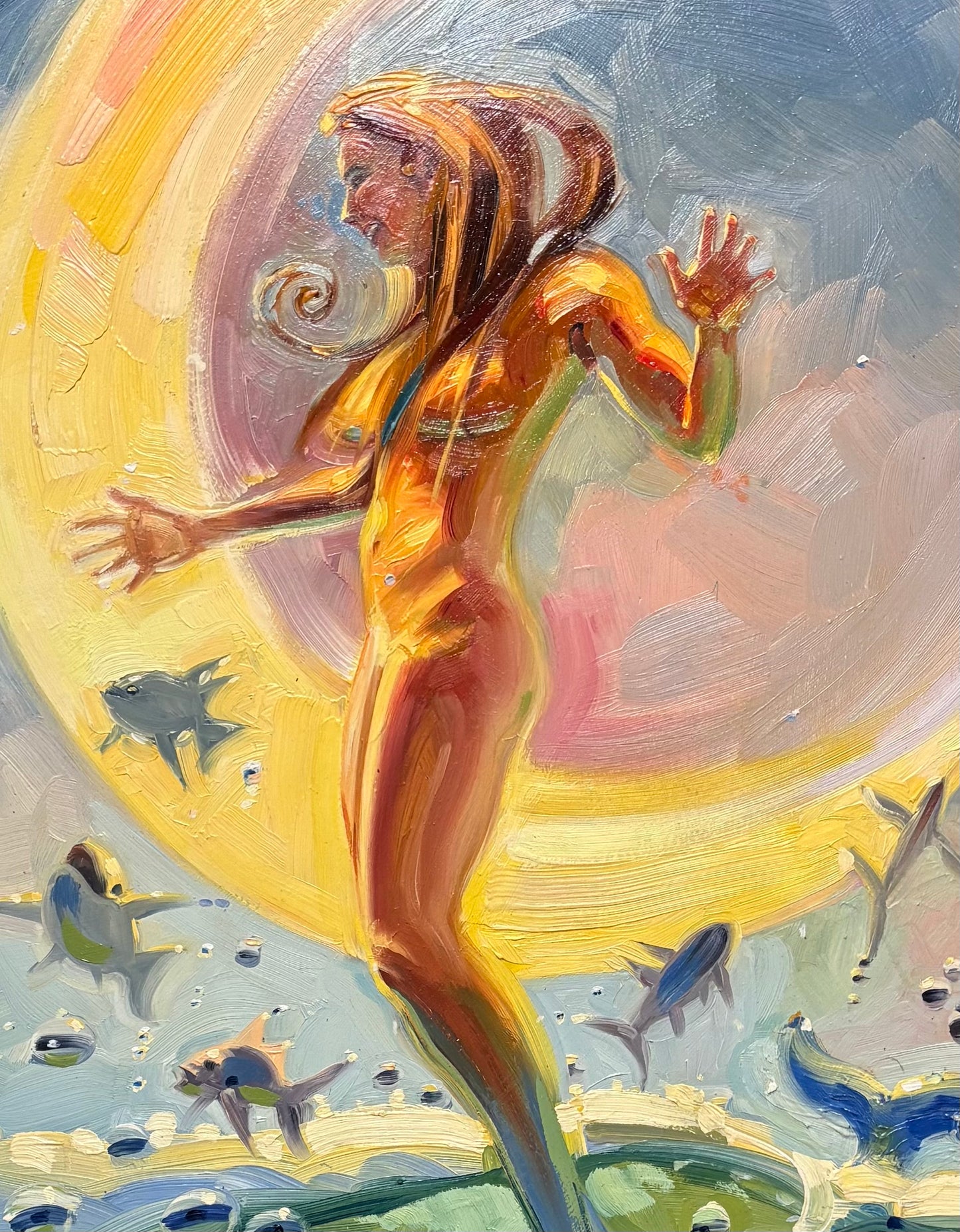 Dolphin Glide by Ron Croci