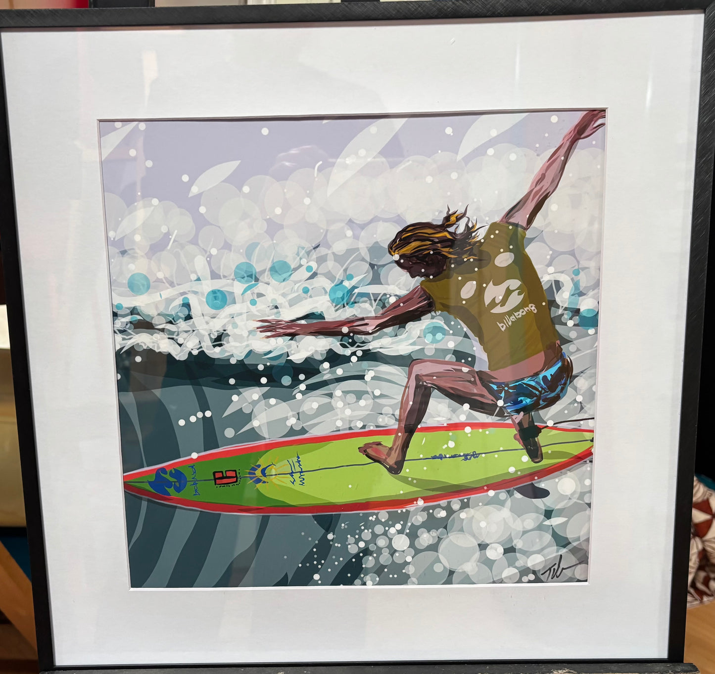 "Air Drop" Layne Beachley by Michael Tilden