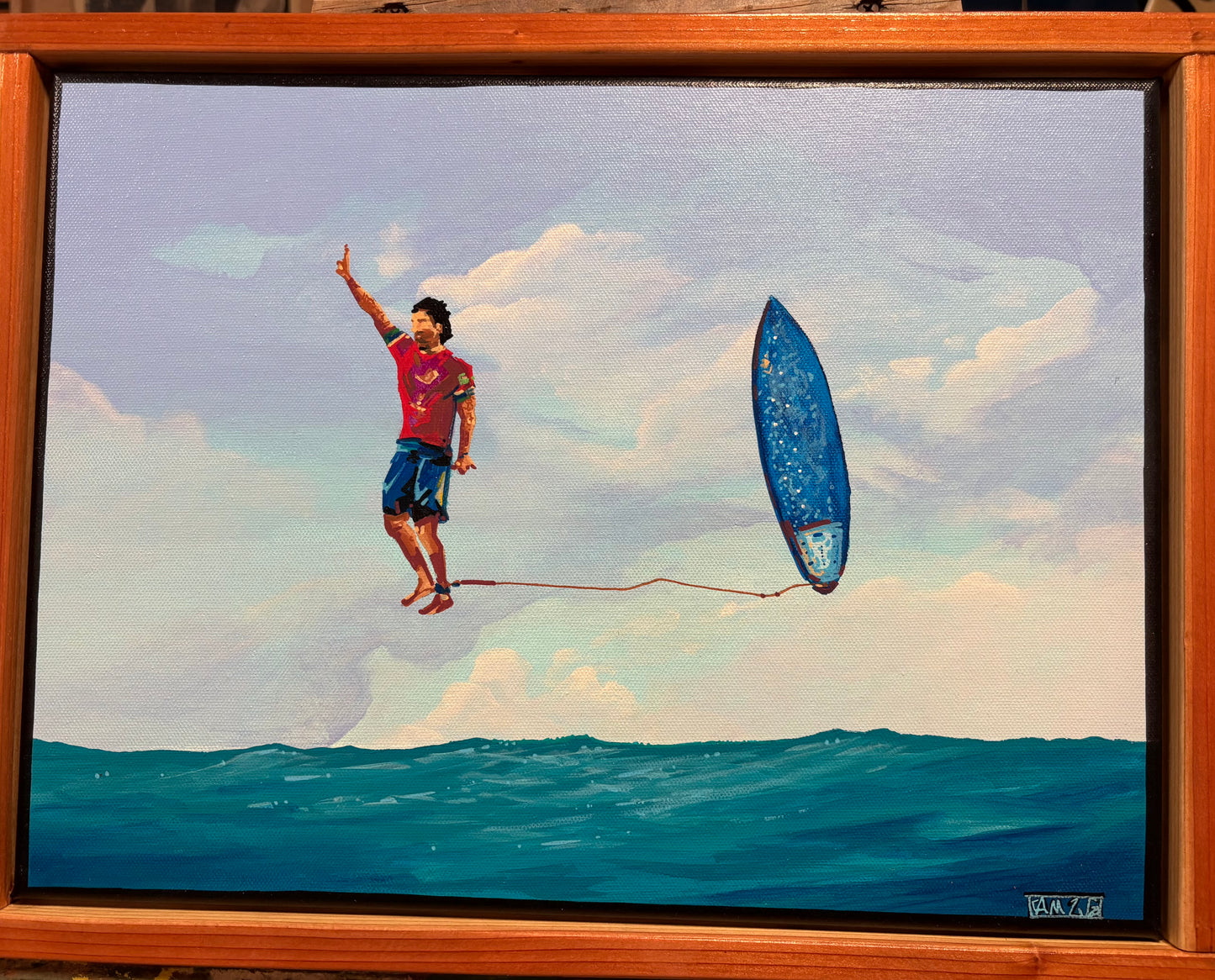 Medina Flying Olympic Flag by Cameron Calderon
