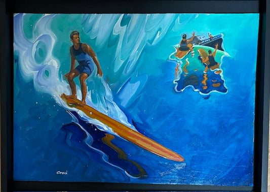 Duke's Big Wave by Ron Croci