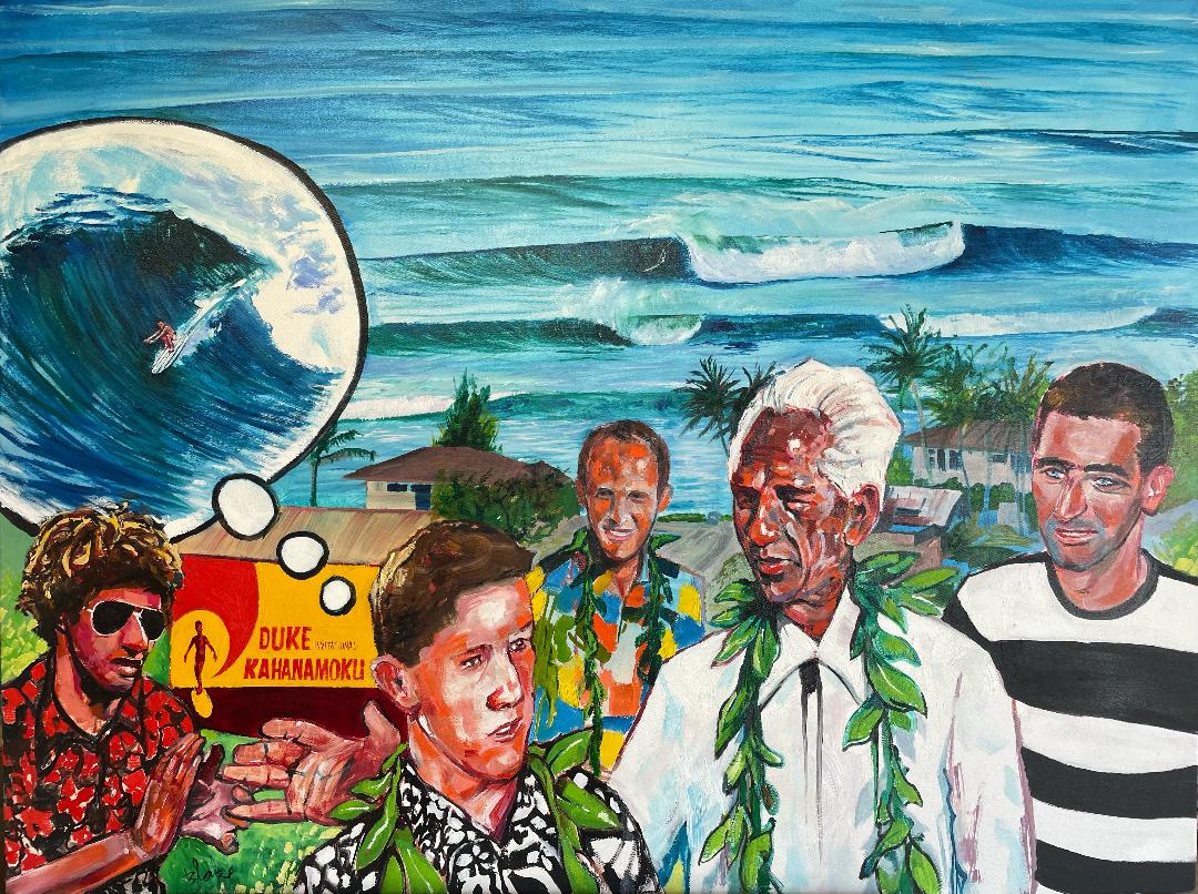 Duke Kahanamoku Invitational (Canvas Print)  by Ricky Blake