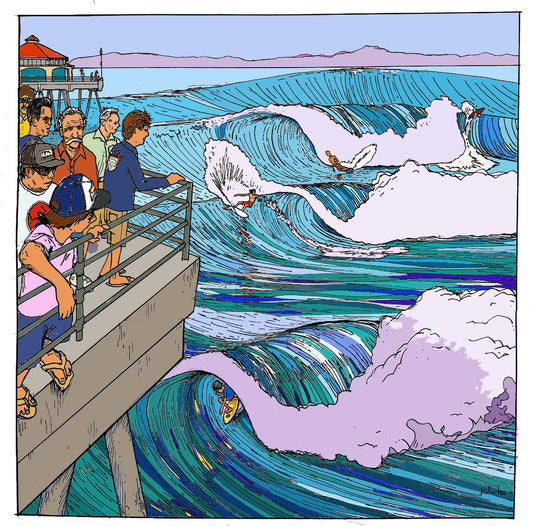 Huntington Northside Print by Ricky Blake