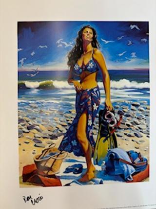 Topanga Blue (SMALL PRINT) by Ron Croci (small print)