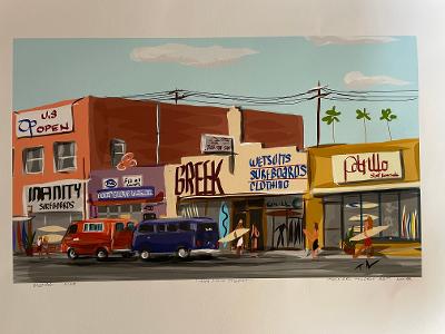 1970's Main Street by Michael Tilden