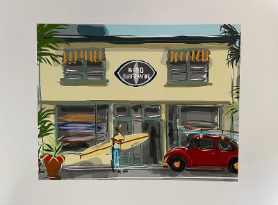 Bing's Shop by Michael Tilden Print