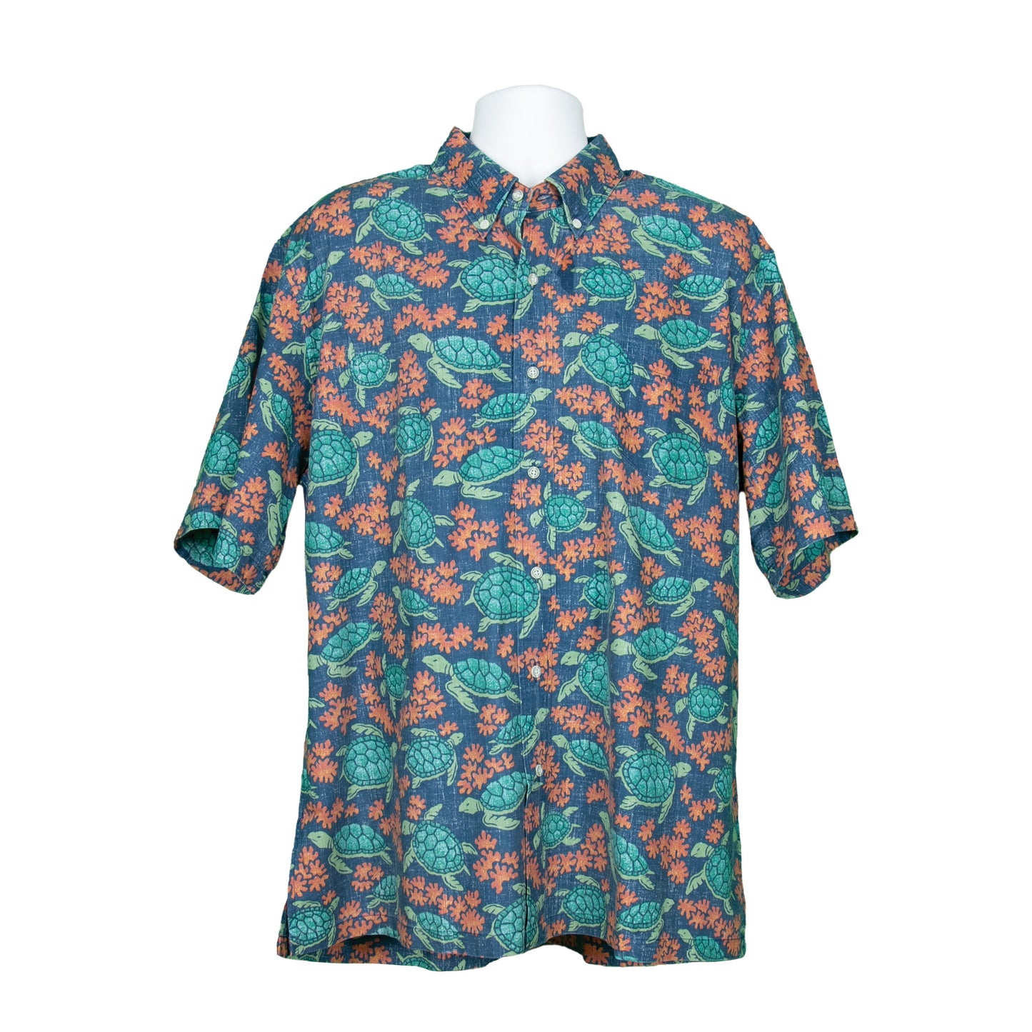 Reyn Spooner "Honu Laki" Short Sleeve Btn Down
