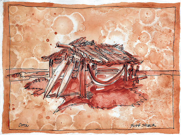 Surf Shack by Ron Croci (ORANGE)