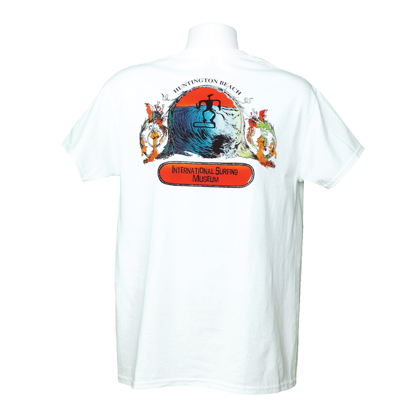70's White Flower Wave HBISM Logo Short Sleeve T