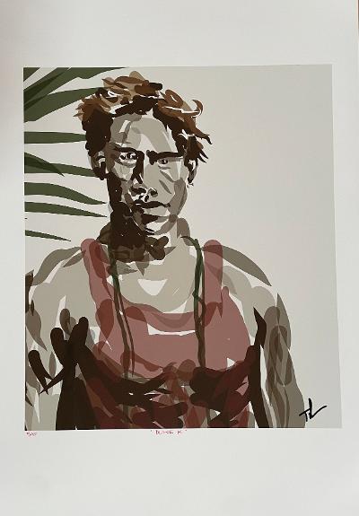 Duke K  by Michael Tilden Print