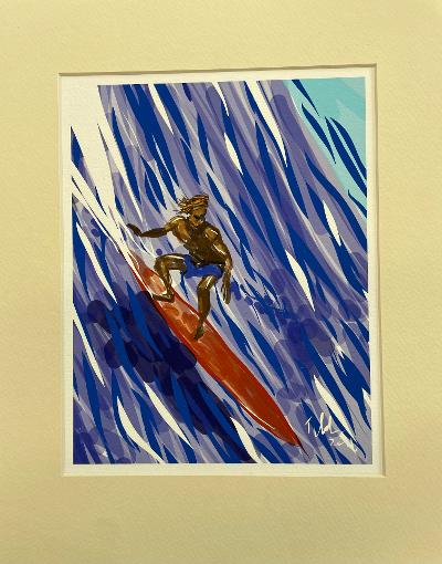 Eddie Charging by Michael Tilden