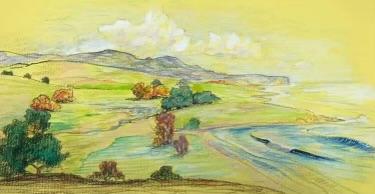 Fall in Old California by Ricky Blake