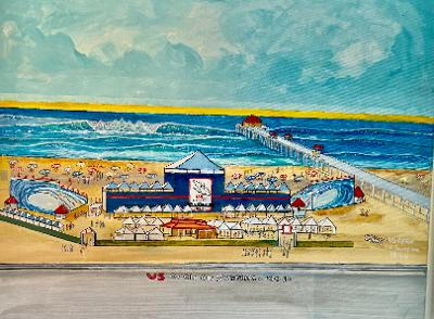 First US Open of Surfing Scene by Roberto 'Chuy' Madrigal