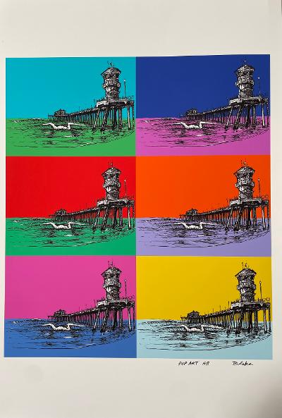 HB Pop Surf Art by Ricky Blake