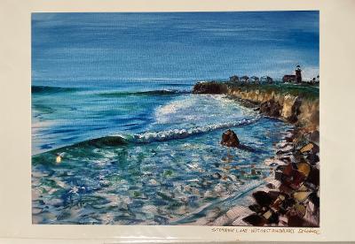 Steamer Lane-West Coast Board Riders by Ricky Blake (print)