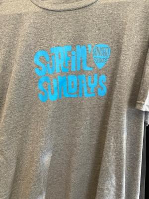 VINTAGE Surfin Sundays CASH ONLYShort Sleeve T-shirt AT PIER PLAZA