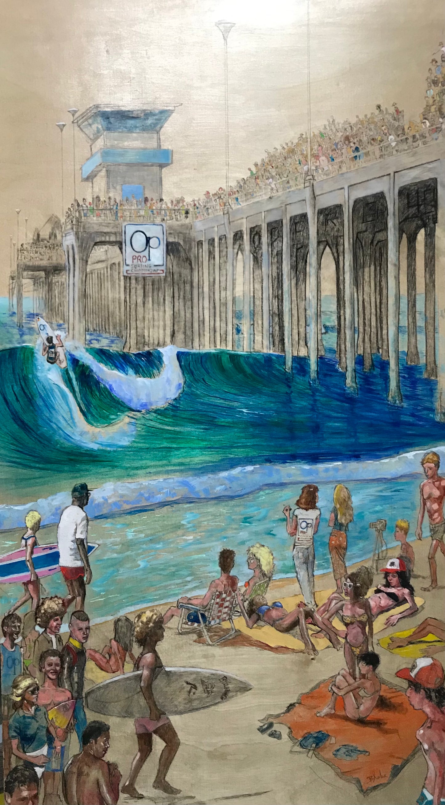 View to the OP Pro by Ricky Blake (large print)