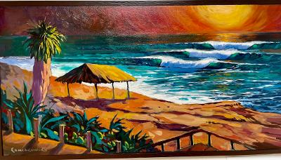 WindanSea Sunset by Wade Koniakowsky