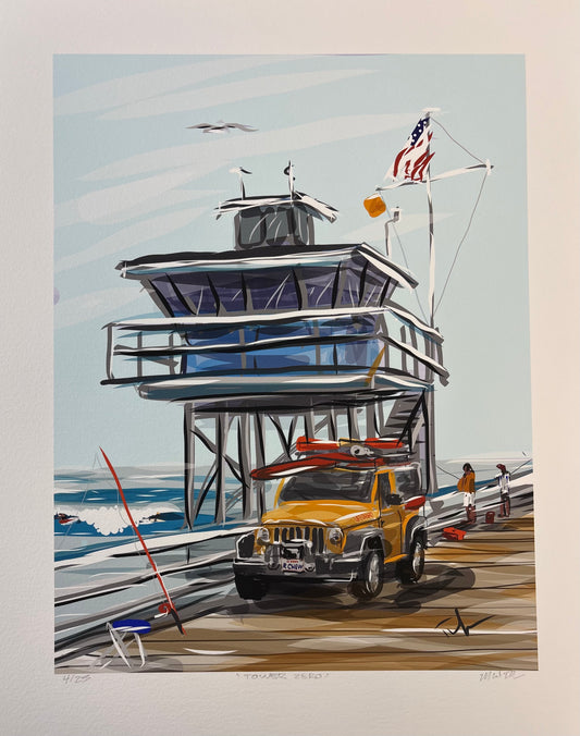 Tower Zero  (Print)  by Michael Tilden