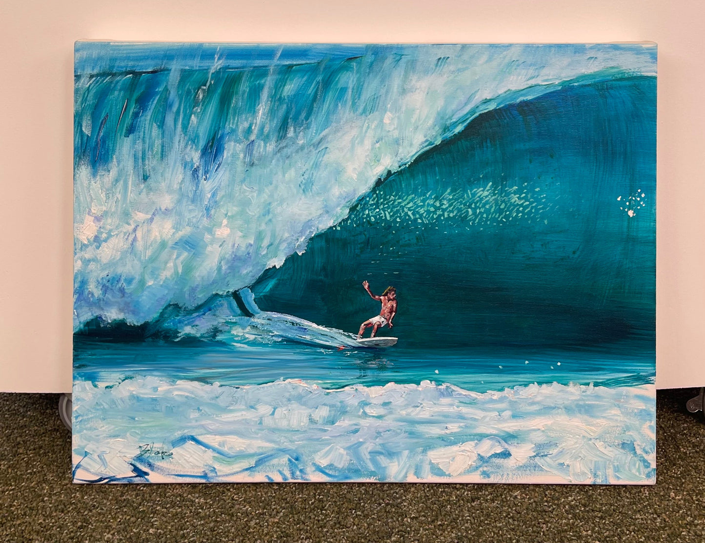 Rabbit at Pipe by Ricky Blake
