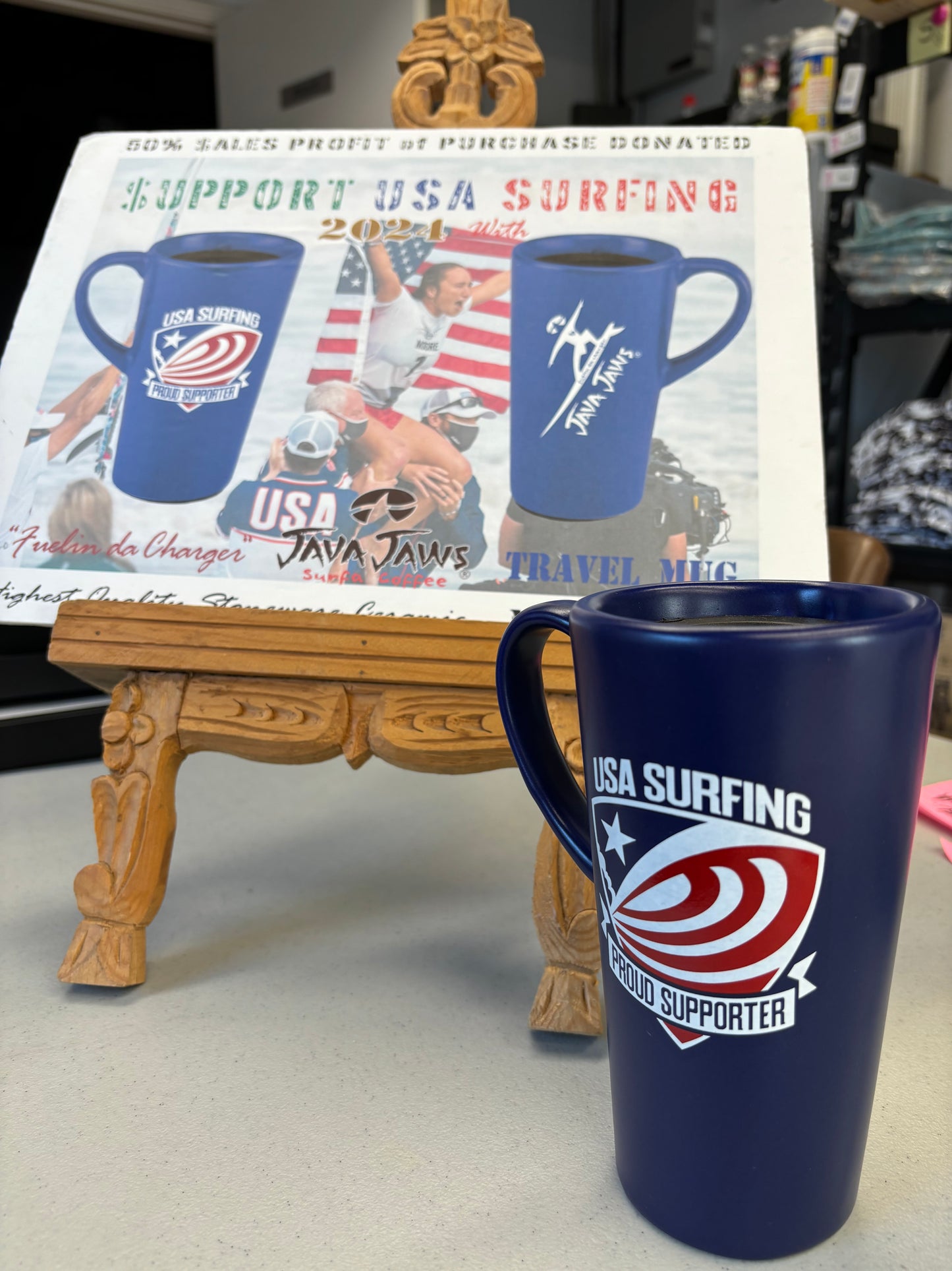 USA Surfing Proud Supporter Mug
