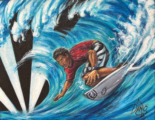 Andy Irons by Art by Dano (Print)