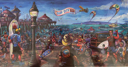 Surf City USA by Art by Dano (Print)