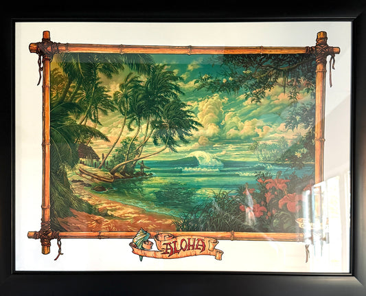 Paradise (Aloha) by Bill Ogden - framed