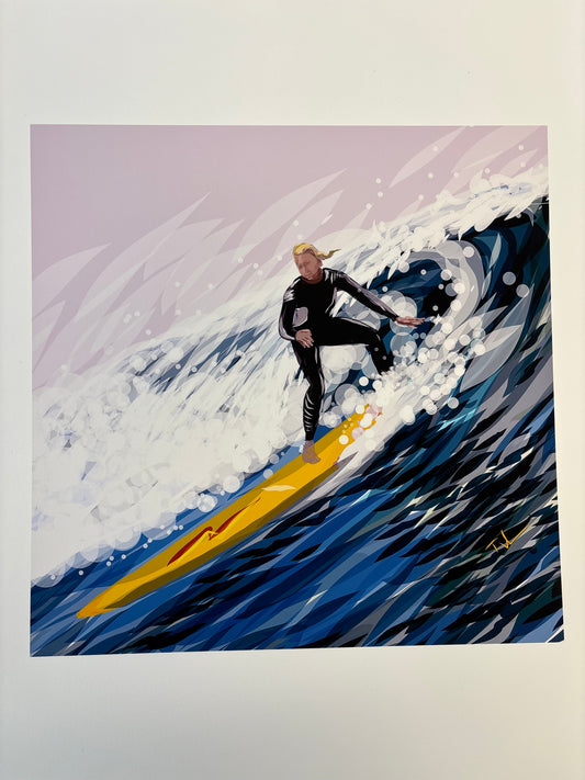 Drop In At Dawn (Large Print ) by Michael Tilden