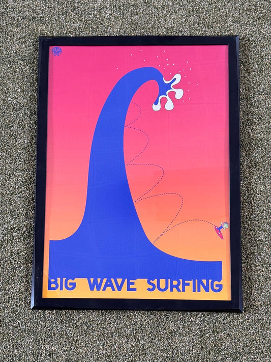 Big Wave Surfing (plastic frame) by Gomez Bueno