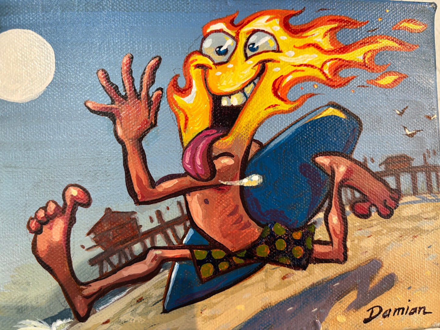Hot Head (Original) by Damian Fulton