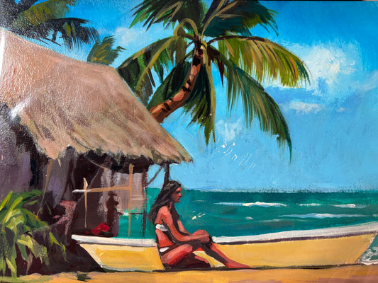 Ready to Paddle (Original) by Wade Koniakowsky