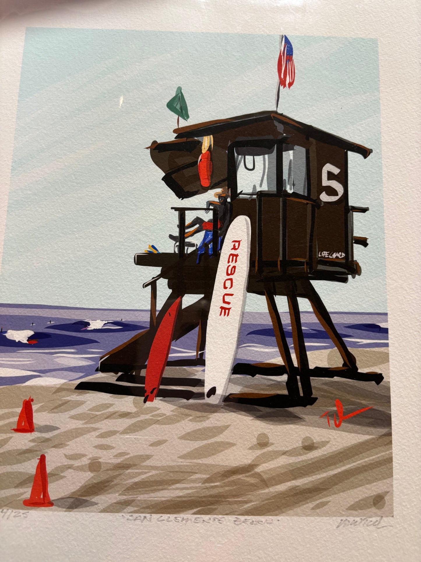 San Clemente Beach by Michael Tilden