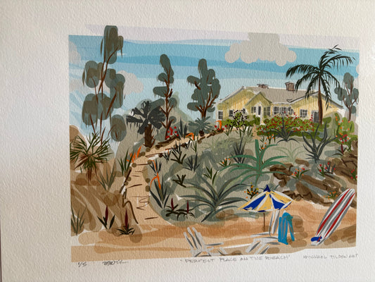Perfect Place on the Beach by Michael Tilden