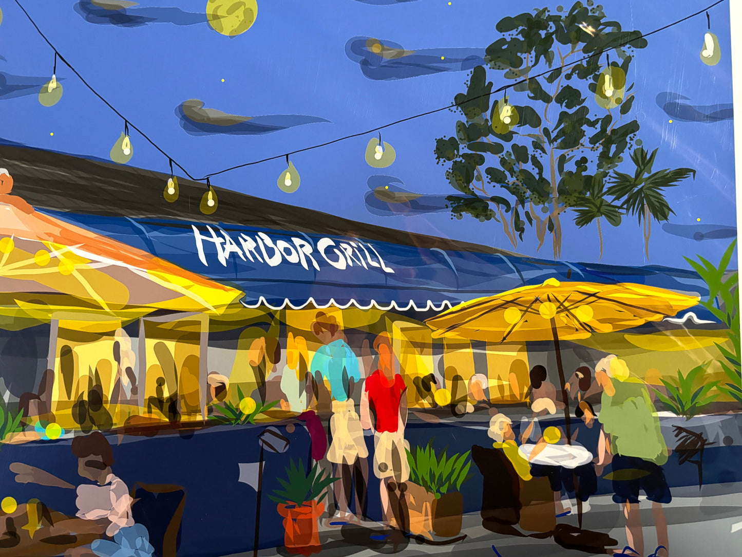 Harbor Grill  PRINT by Michael Tilden