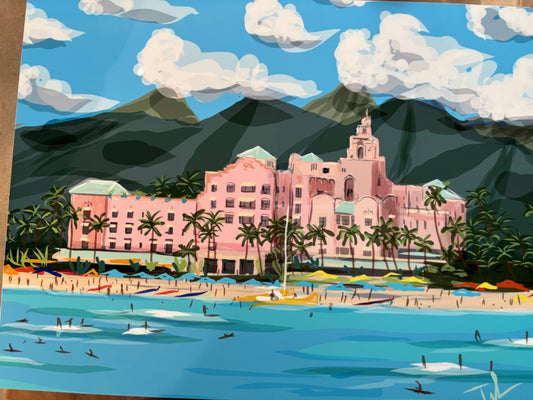 Royal Hawaiian ON METAL by Michael Tilden