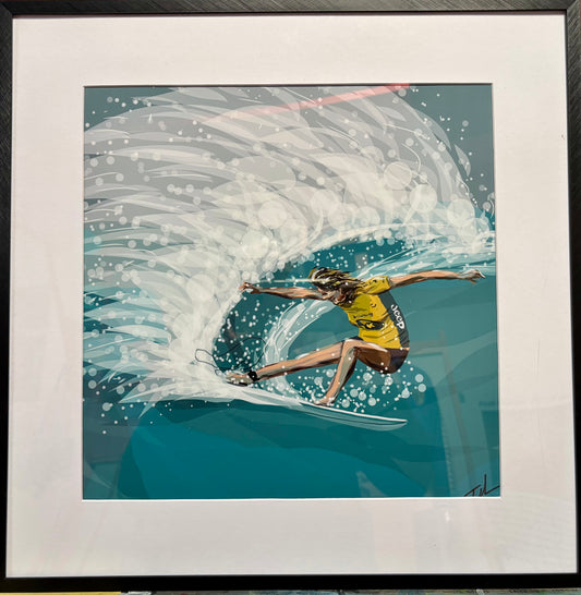 "Round House" Steph Gilmore by Michael Tilden