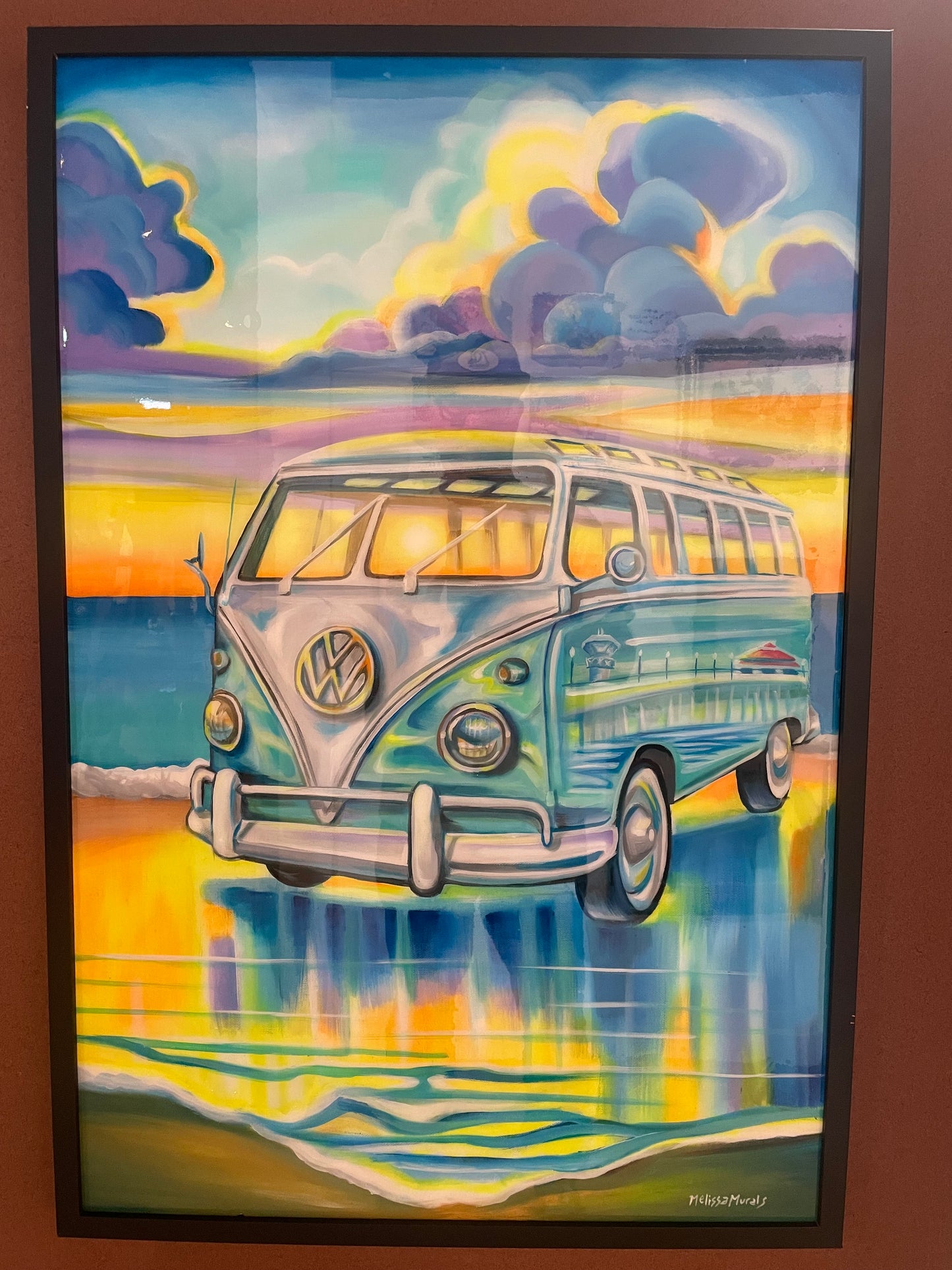 VW Bus Scene by Melissa Murals