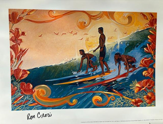 Last Wave In (SMALL PRINT) by Ron Croci