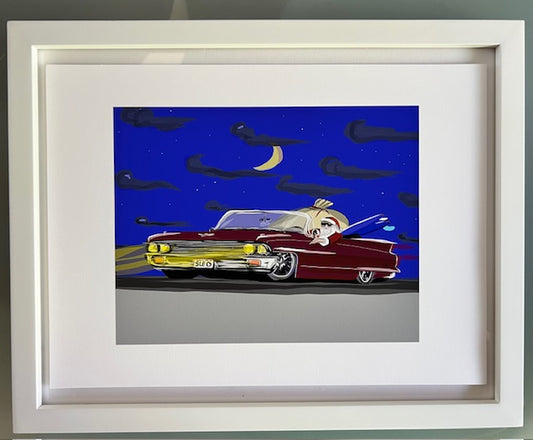 Low riding Santa (Framed Print) by Michael Tilden