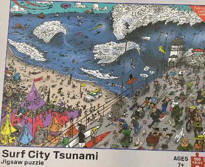 Surf City Tsunami Puzzle 500 pieces
