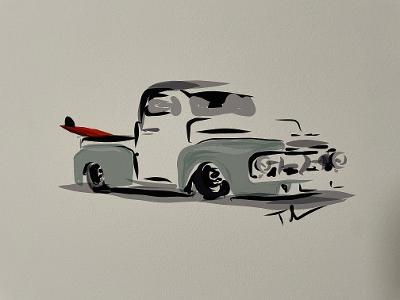 '54 Ford by Michael Tilden