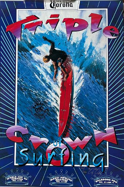Corona Triple Crown of Surfing by Ron Croci (large print)