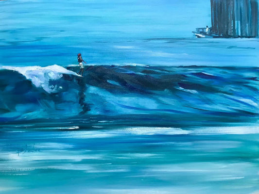 Corky Carroll US Surfing Champion 1966 (ORIGINAL) by Ricky Blake